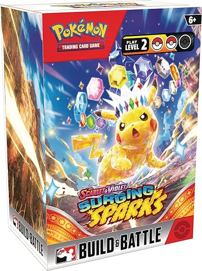 Pokémon Scarlet & Violet - Surging Sparks 6 Pack Booster